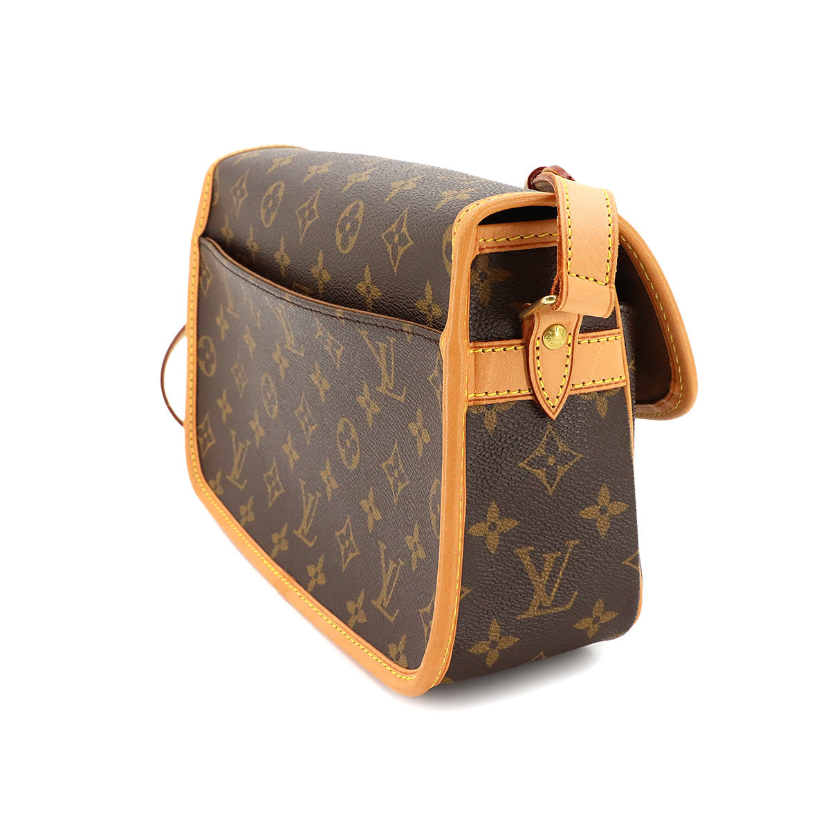 Monogram Sologne Shoulder Bag Brown M42250 Purse
