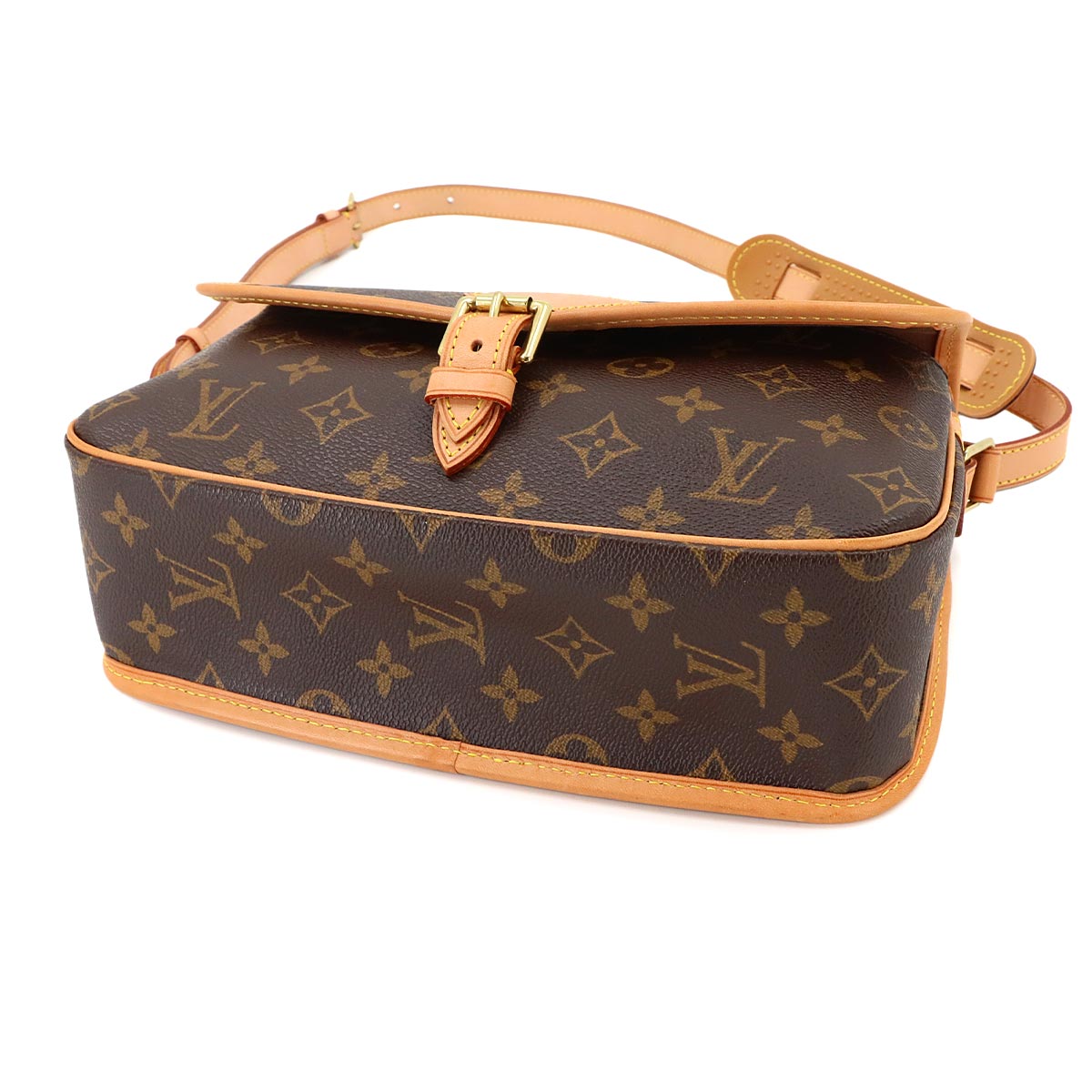 Monogram Sologne Shoulder Bag Brown M42250 Purse