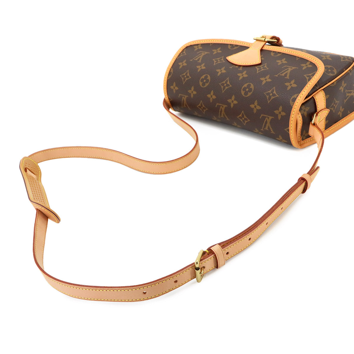 Monogram Sologne Shoulder Bag Brown M42250 Purse