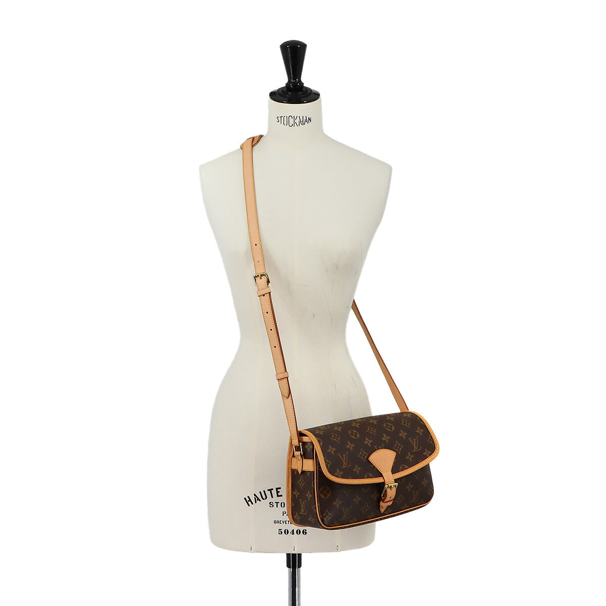 Monogram Sologne Shoulder Bag Brown M42250 Purse