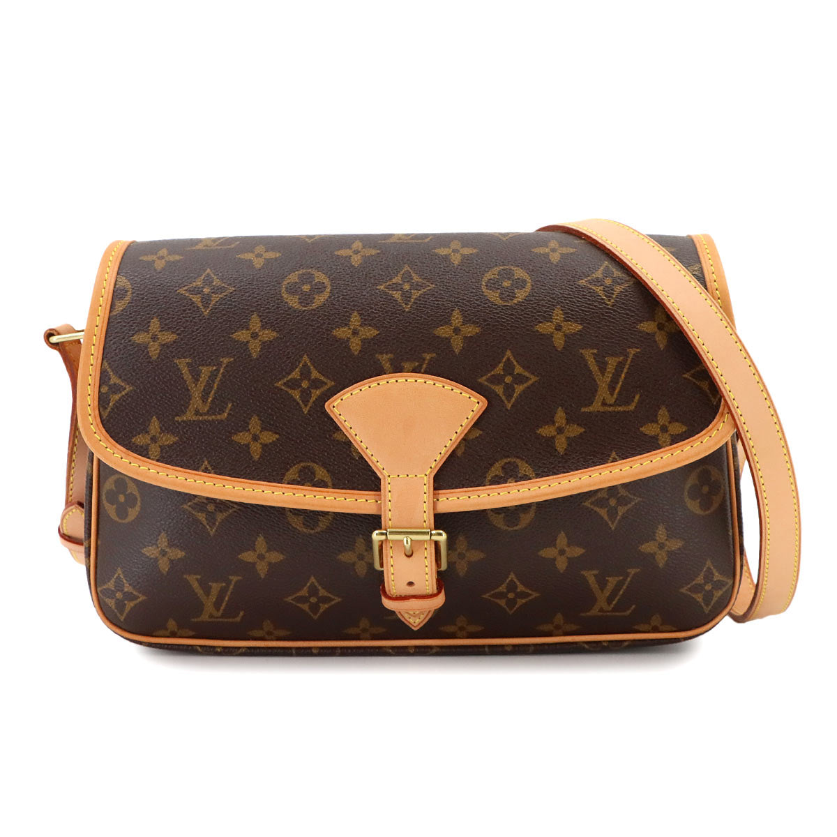 Monogram Sologne Shoulder Bag Brown M42250 Purse