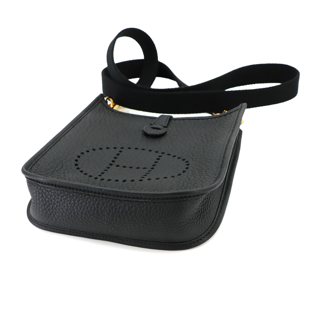Evelyne Amazone TPM Shoulder Bag Taurillon Clemence Black