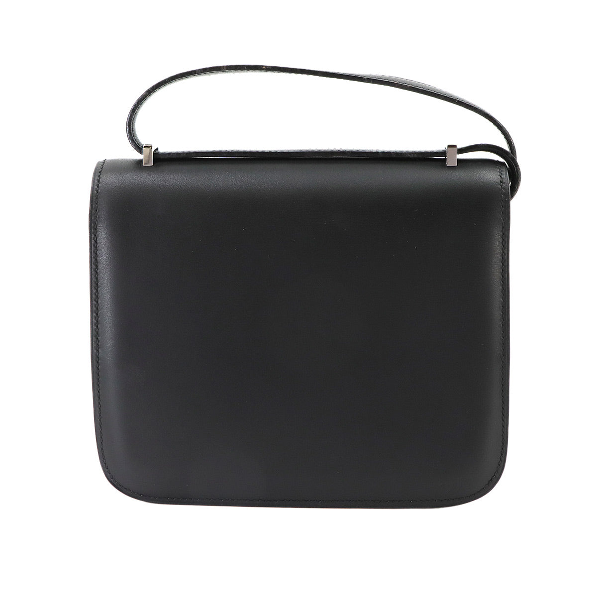 Constance Mini 18 Shoulder Bag Box calfBlack Ruthenium Purse