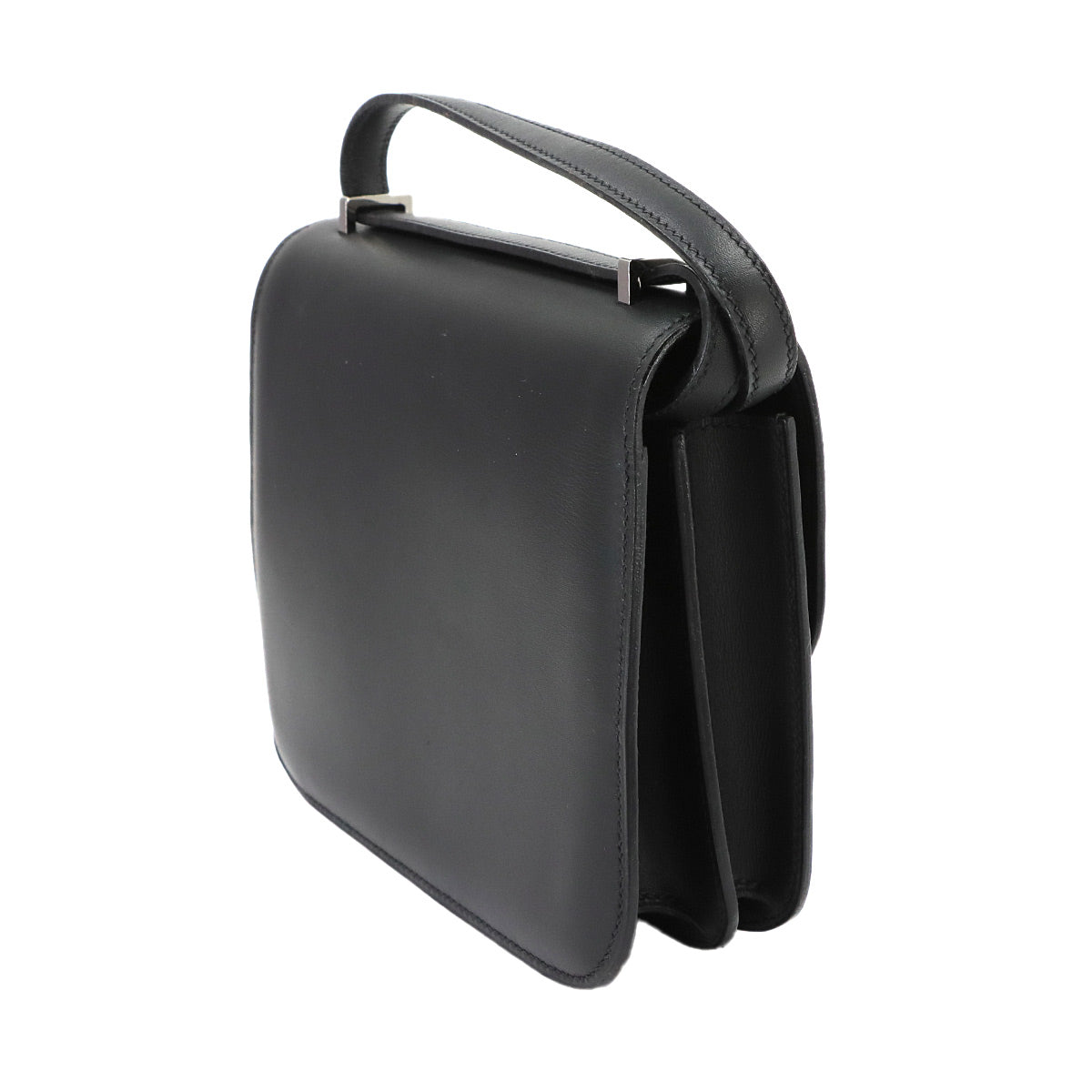 Constance Mini 18 Shoulder Bag Box calfBlack Ruthenium Purse