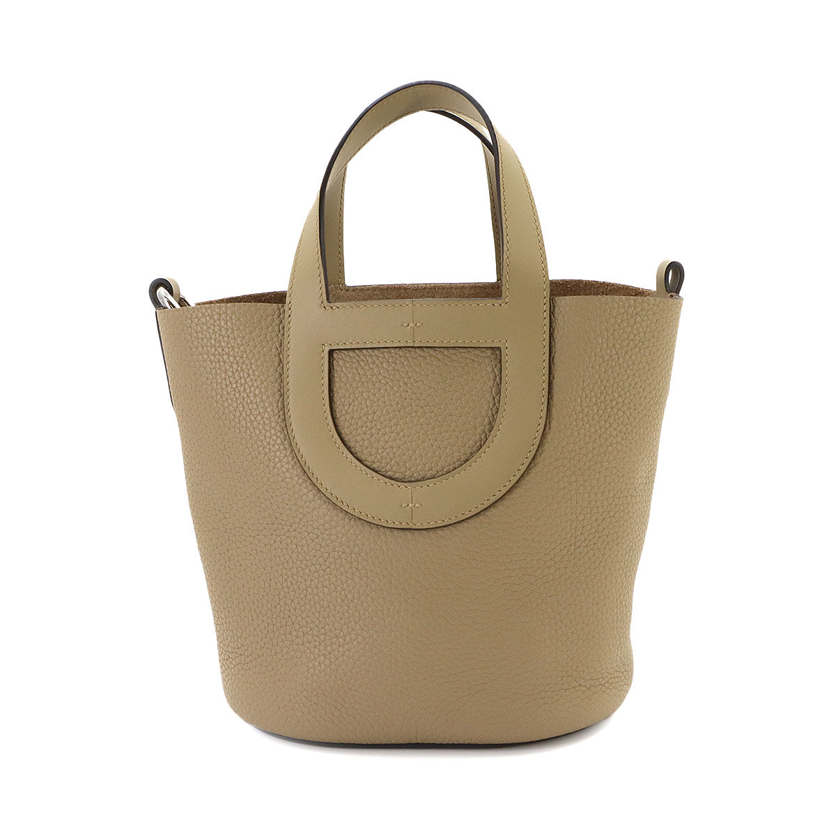 In the Loop 18 Hand Bag Taurillon Clemence Swift Beige Marfa