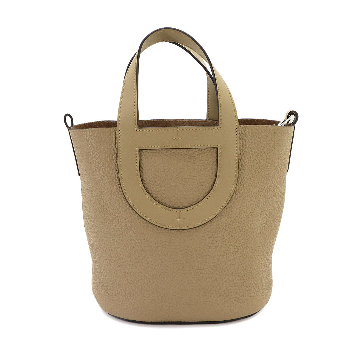 In the Loop 18 Hand Bag Taurillon Clemence Swift Beige Marfa