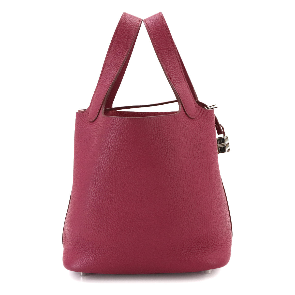 Picotin Lock PM Hand Bag Taurillon Clemence Ruby
