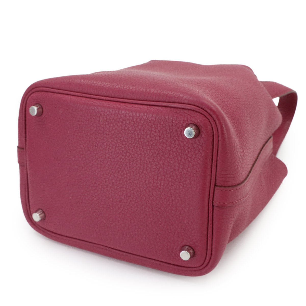 Picotin Lock PM Hand Bag Taurillon Clemence Ruby