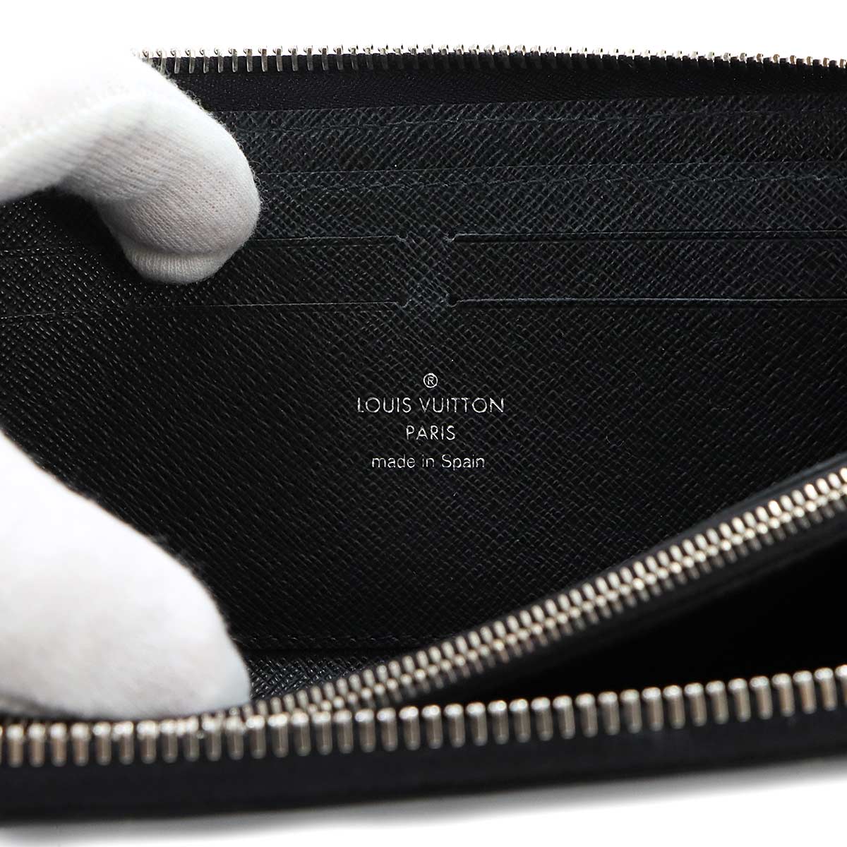 Epi Portefeuille Clemence Wallet Leather Noir M60915