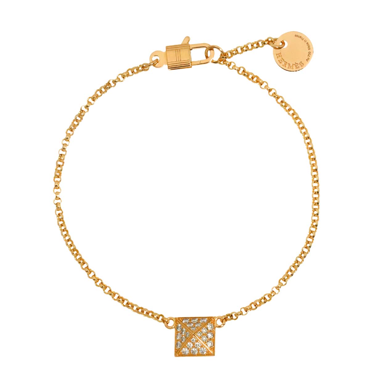 Diamond Bracelet 18K Pink Gold 750