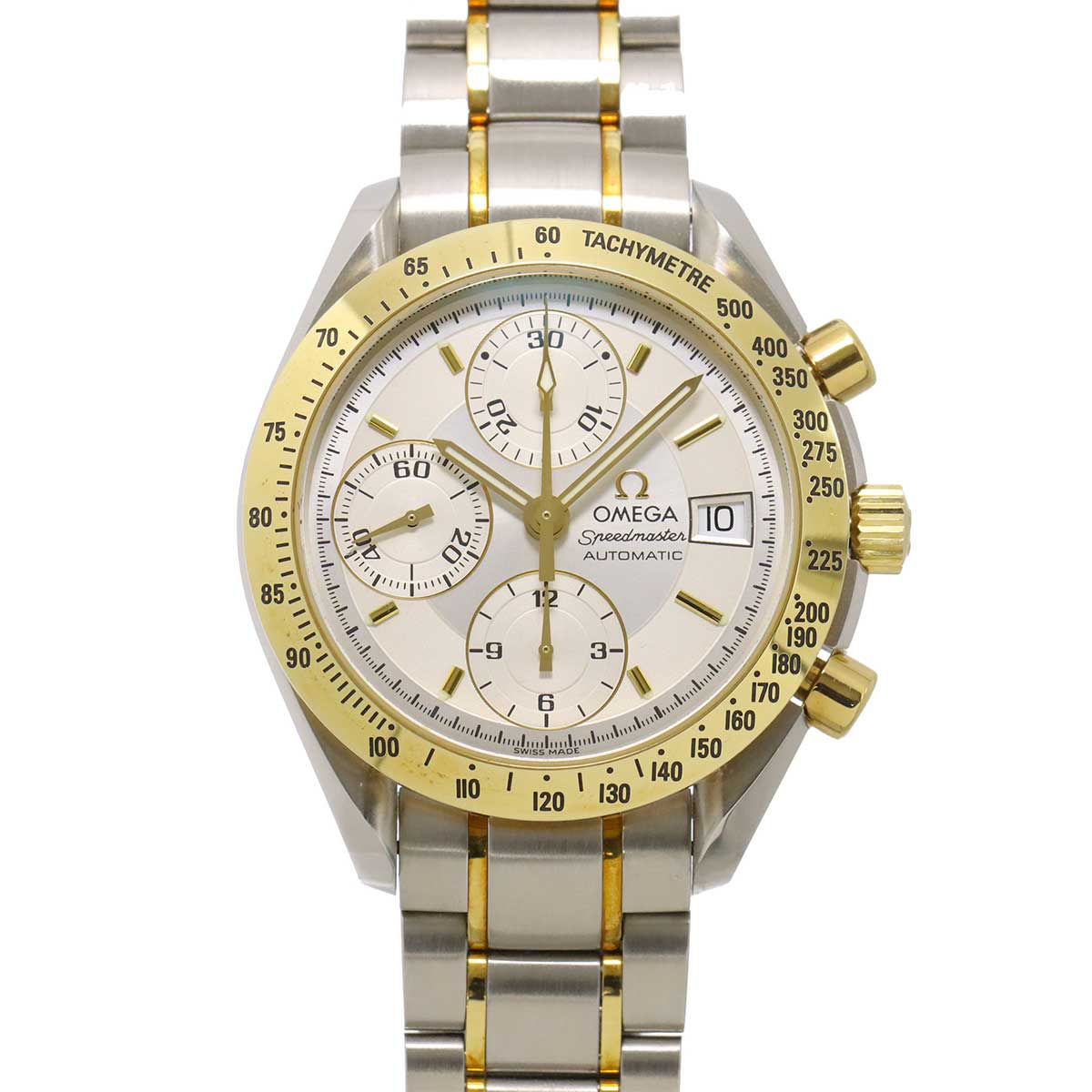 Speedmaster Date 3313 30 Yellow Gold Chronograph Automatic
