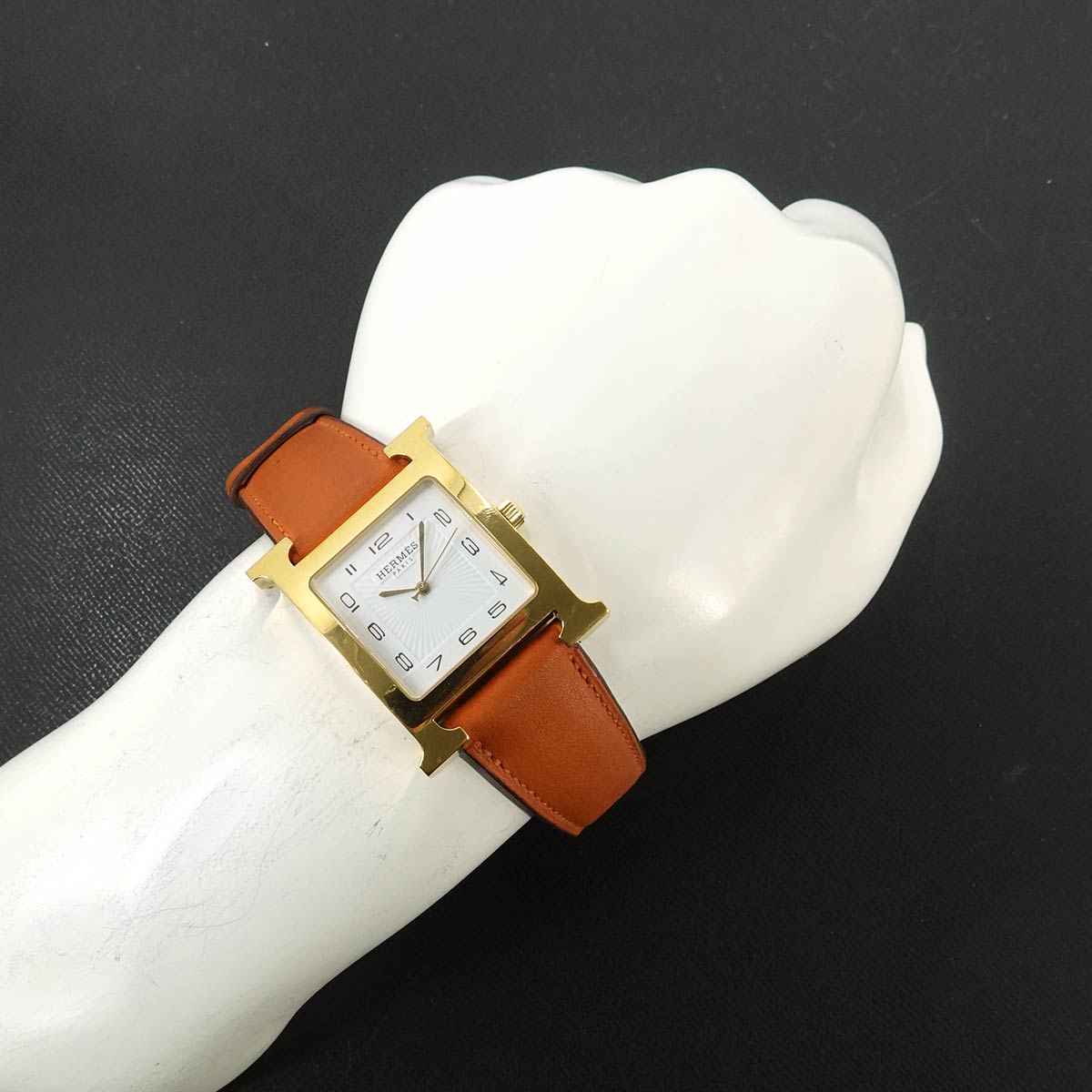 H Watch HH1.801 Quartz White Dial Mens Watch