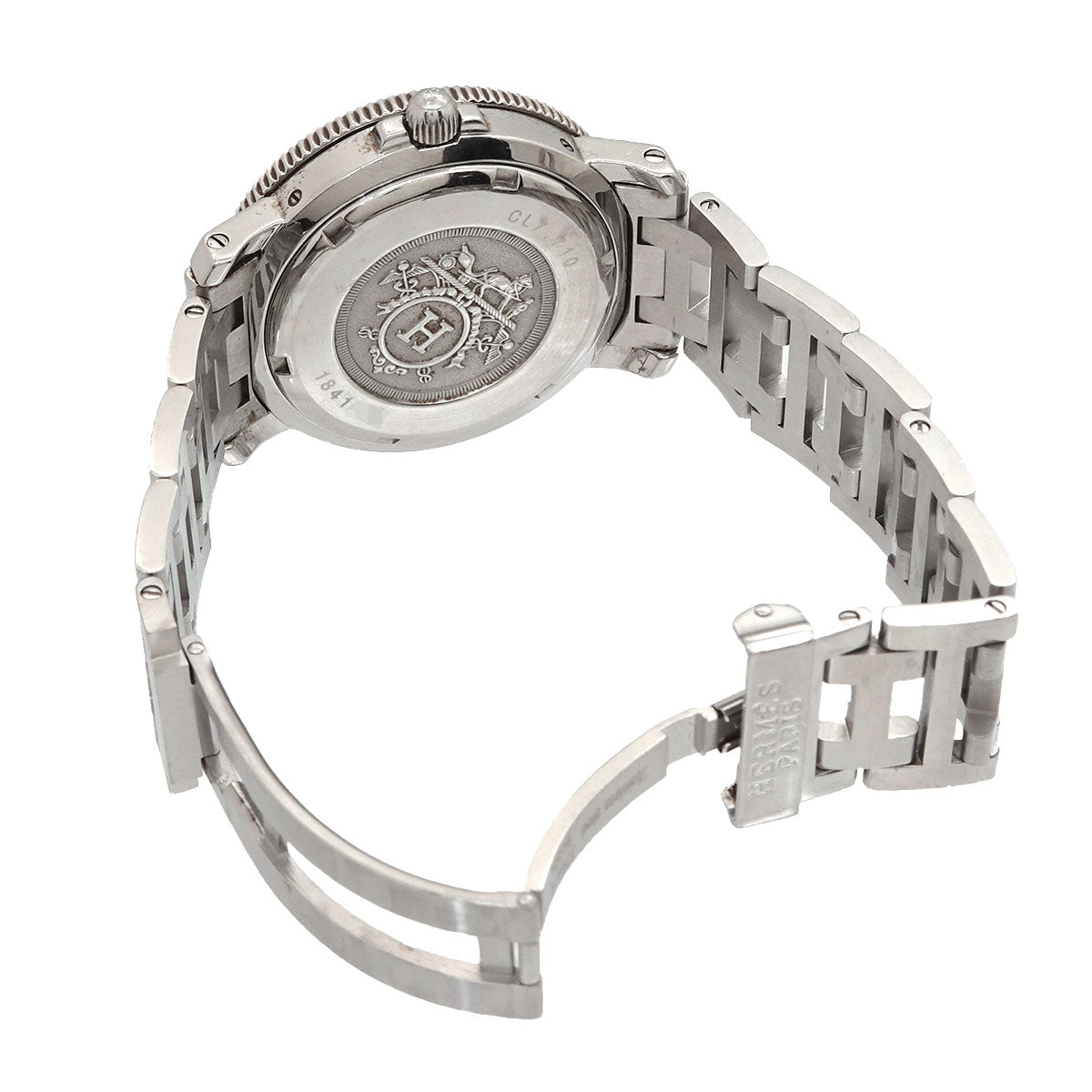 Clipper Diver CL7 710 White Dial Quartz Mens Wrist Watch