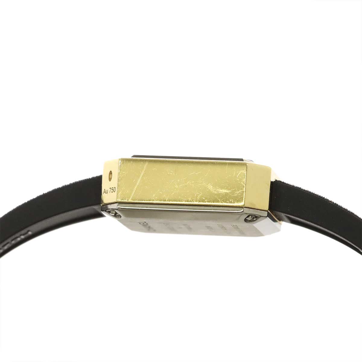 Premiere Velvet H6125 K18YG Quartz Black Dial Ladies