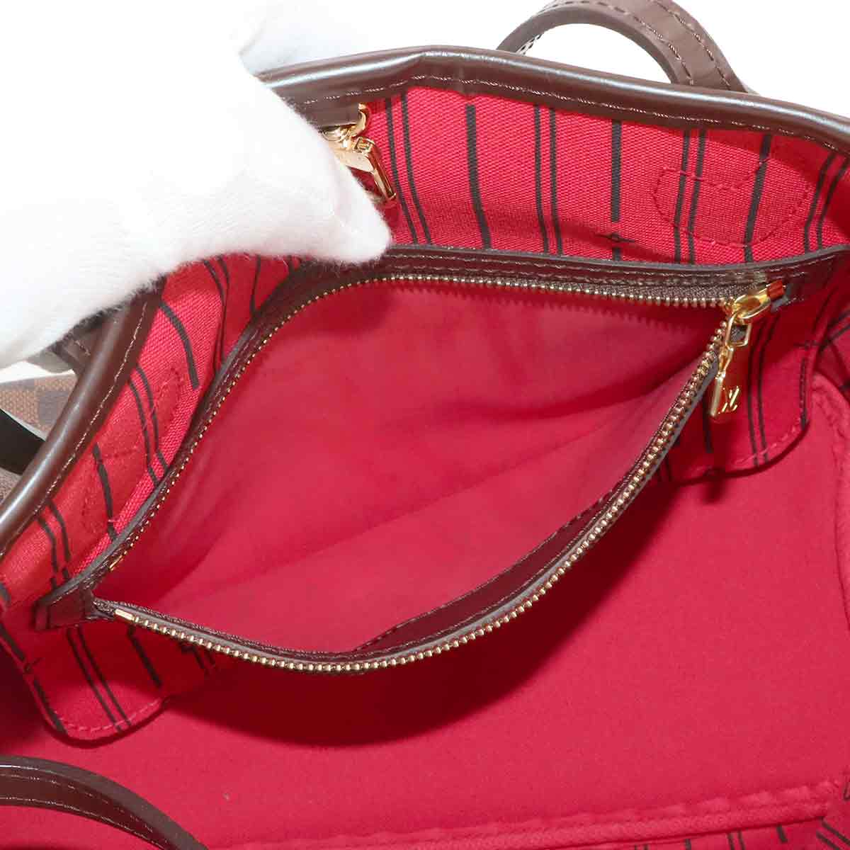 Damier Neverfull PM Tote Bag Ebene N51109 Purse