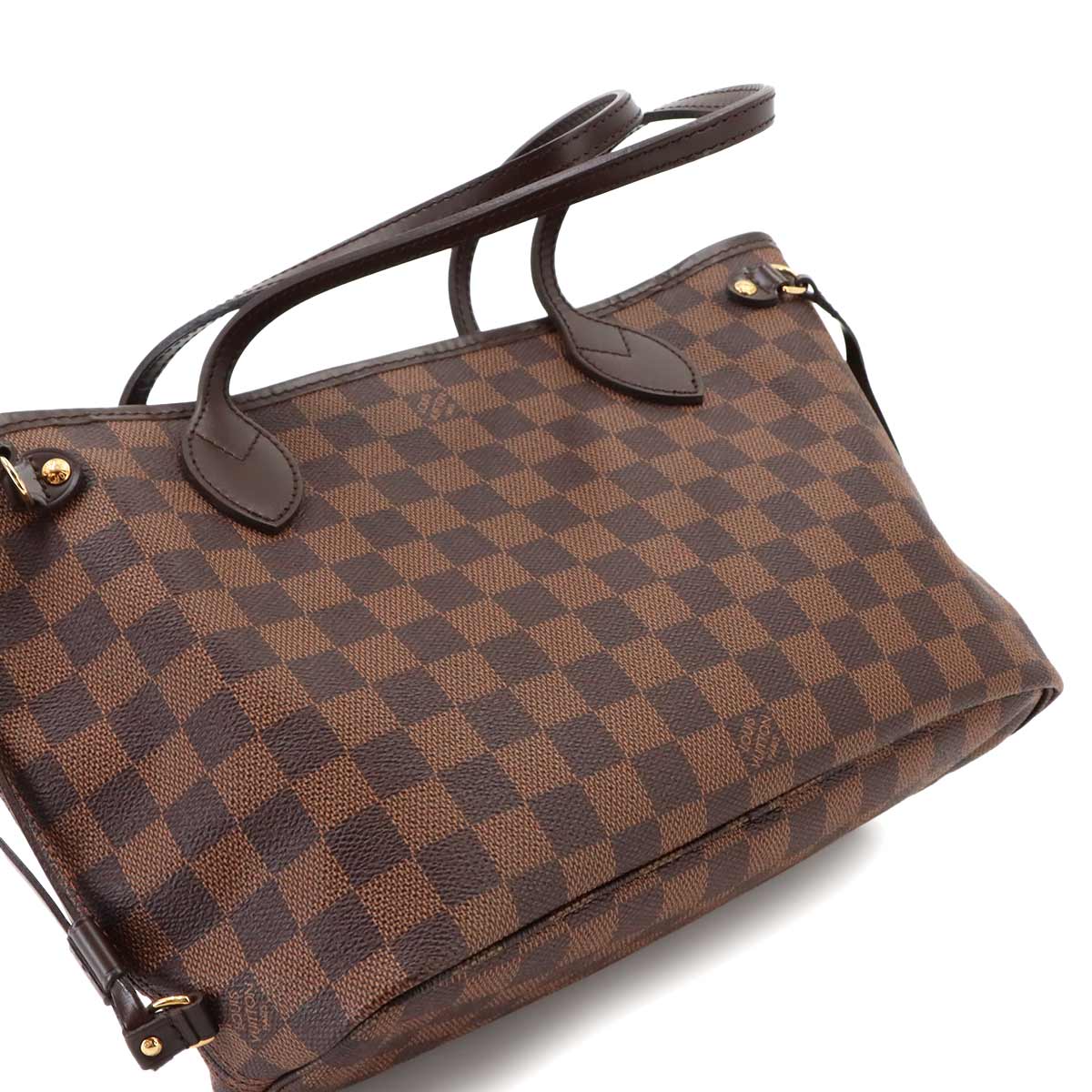 Damier Neverfull PM Tote Bag Ebene N51109 Purse