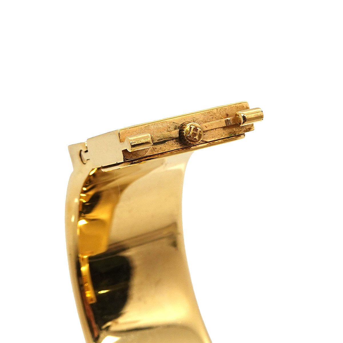 Loquet LO1.201 Quartz Gold Dial Ladies Bngle Watch