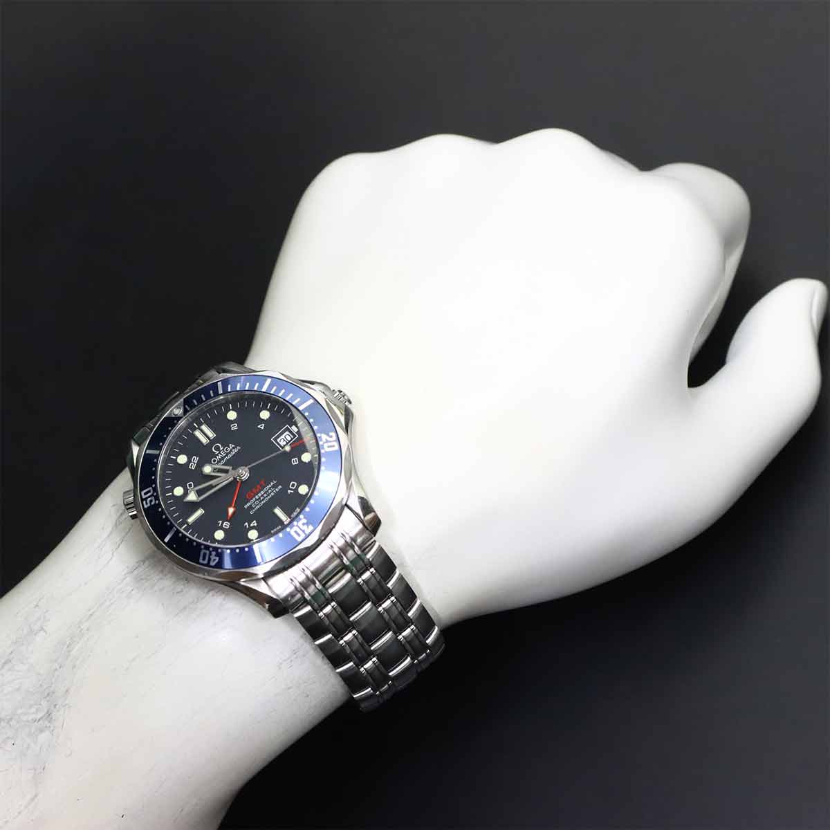 Seamaster 300 GMT Professional Co-Axial 2535 80 Navy Dial Mens