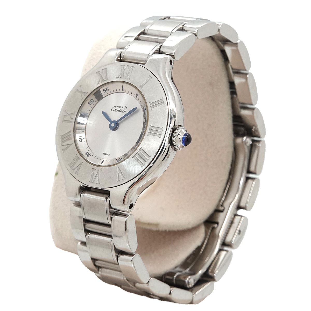 Must 21 W10109T2 Quartz Silver Dial Ladies Watch
