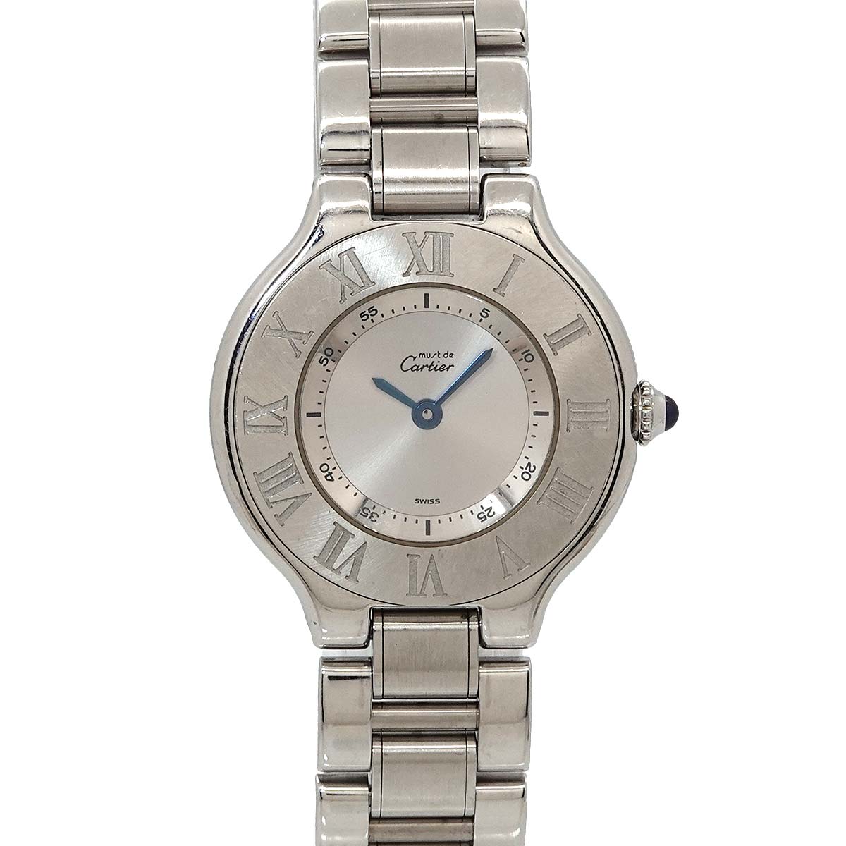Must 21 W10109T2 Quartz Silver Dial Ladies Watch
