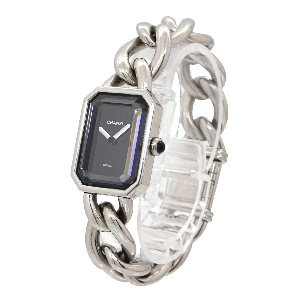 Premiere M Size H0452 Quartz Black Dial Ladies Watch