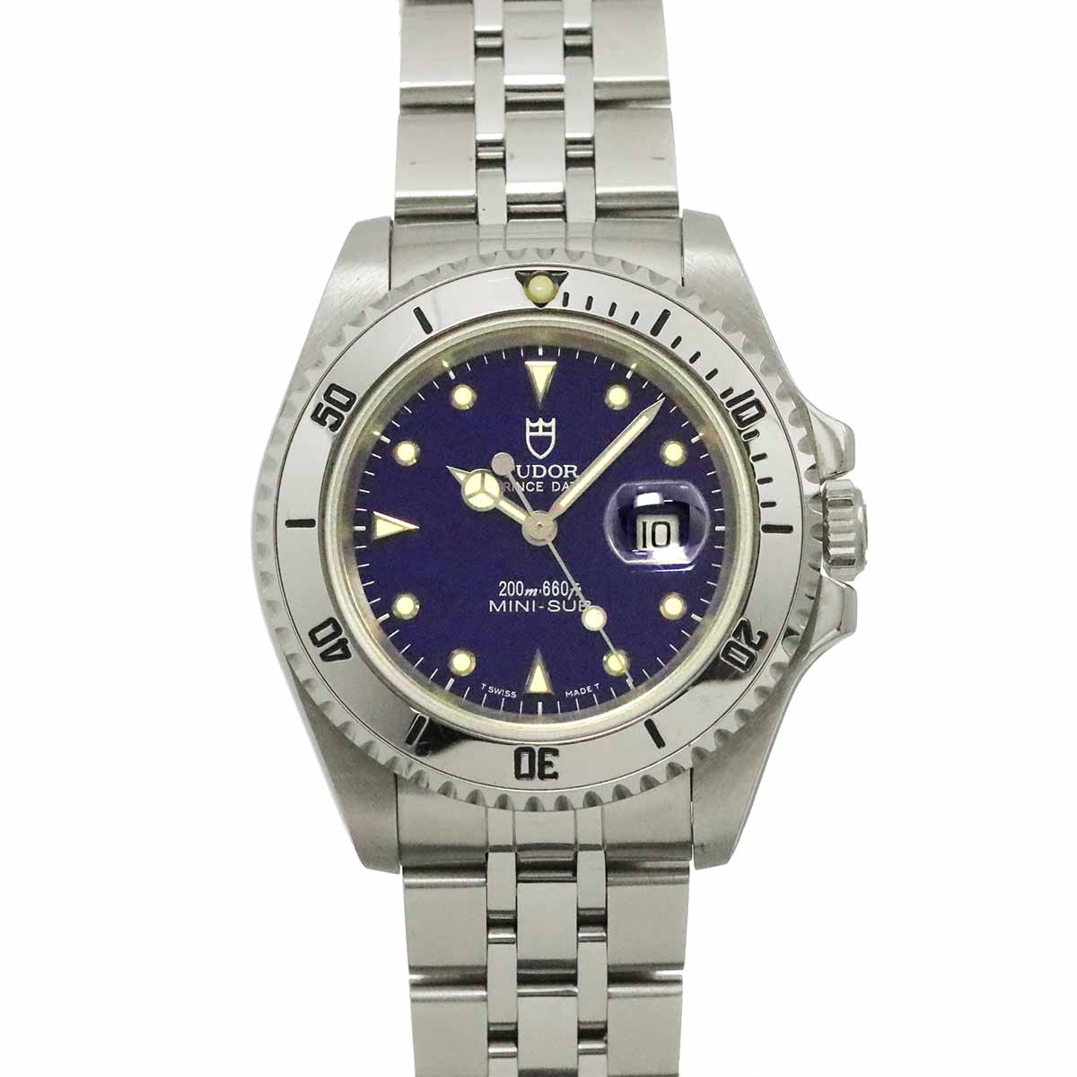 Prince Date Mini-Sub 73190 Automatic Date Blue Dial Boys Watch