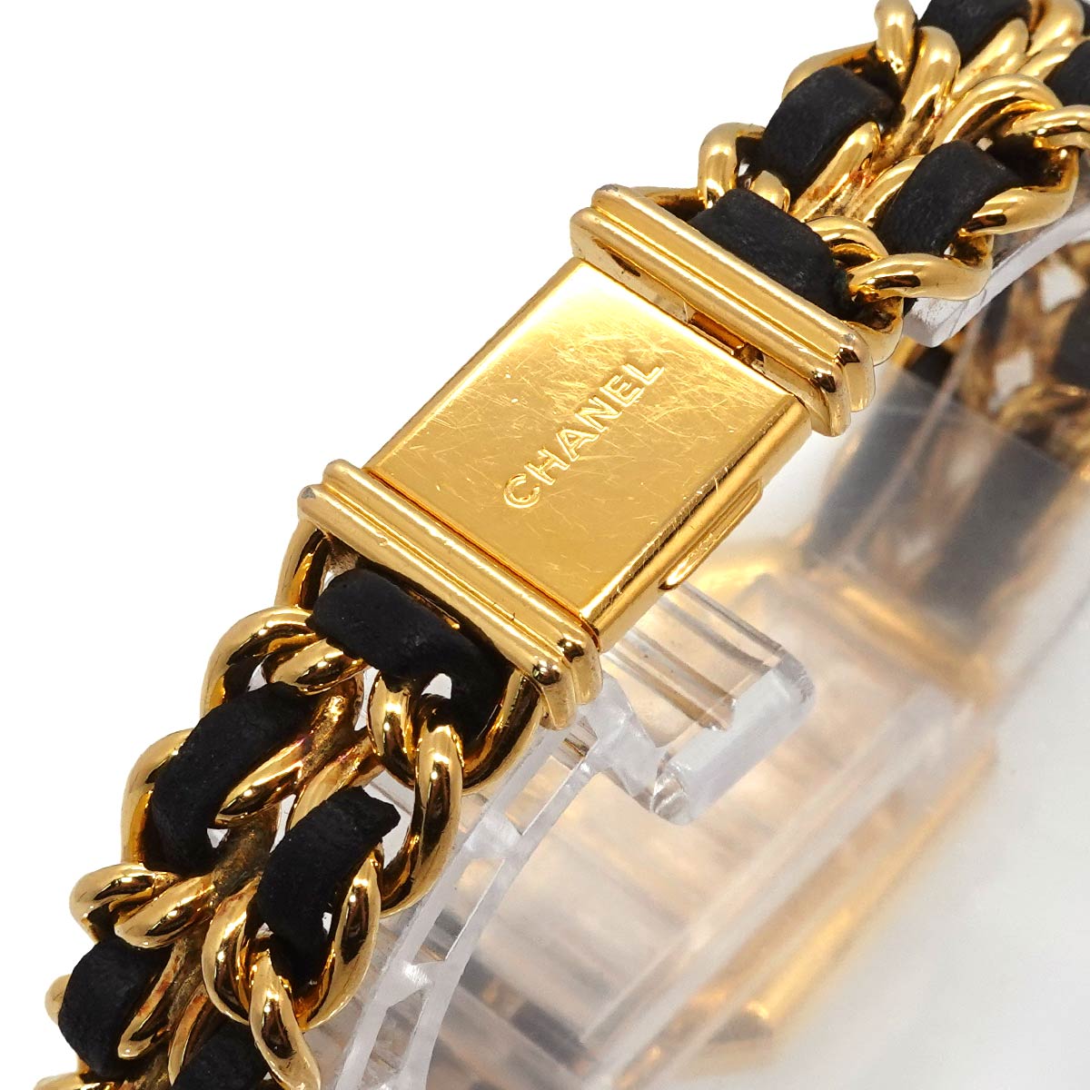 Premiere Size XL H0001 Vintage Quartz Black Dial Ladies Watch