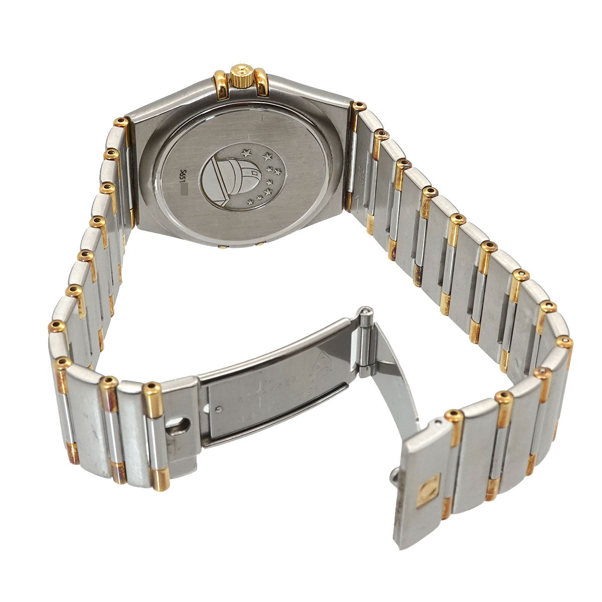Constellation 1312 30 Quartz Silver Dial SS YG Watch