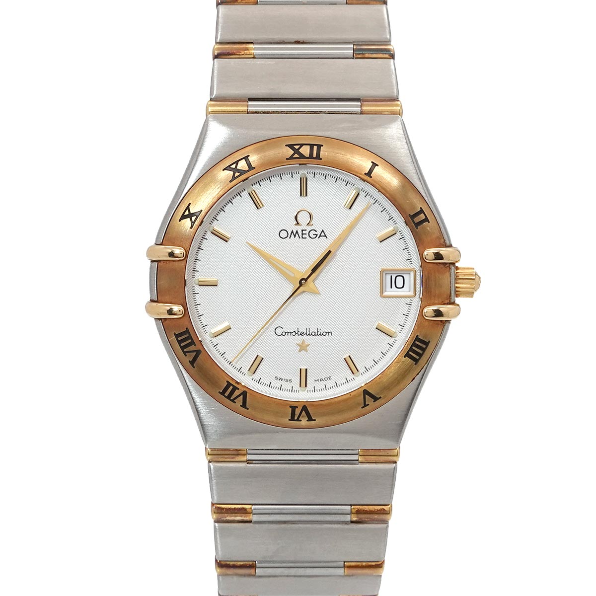 Constellation 1312 30 Quartz Silver Dial SS YG Watch