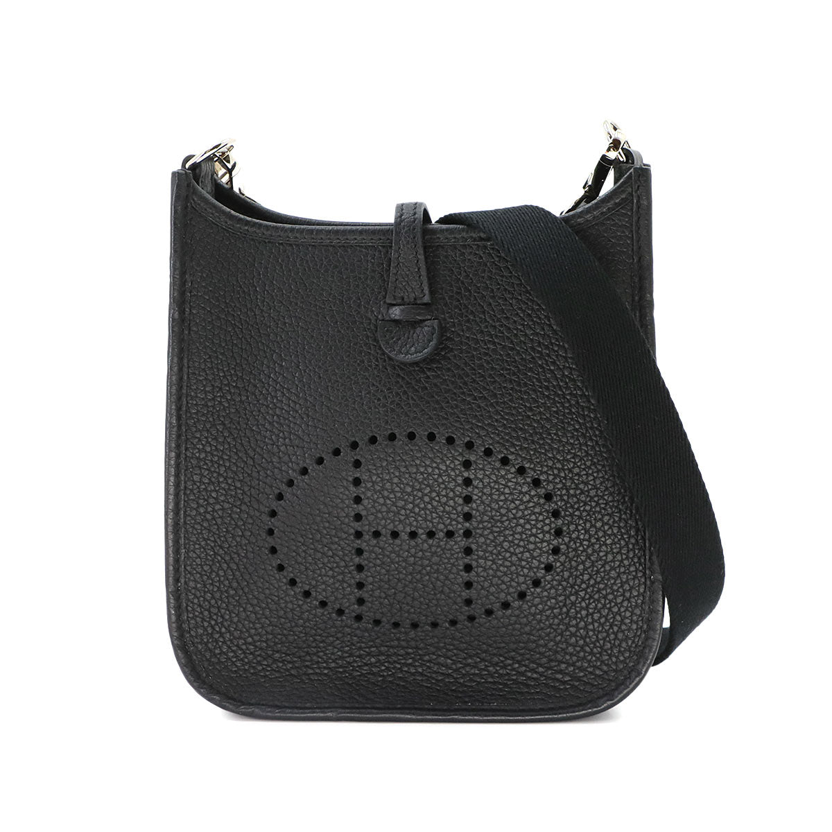 Evelyne Amazone TPM Shoulder Bag Taurillon Clemence Black