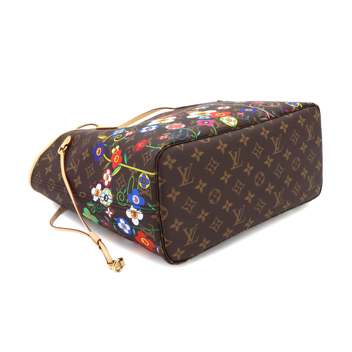 Monogram LVxYK Painted Dots Neverfull MM Tote Bag M46381