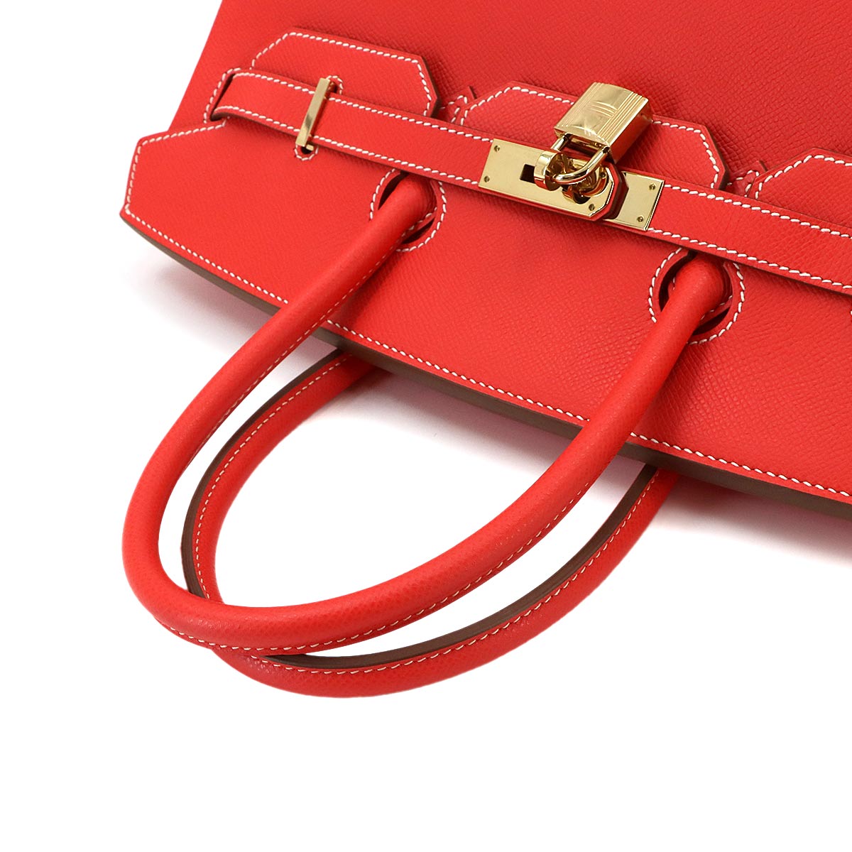 Candy Birkin 35 Hand Bag Epsom Rose Jaipur Gold Purse