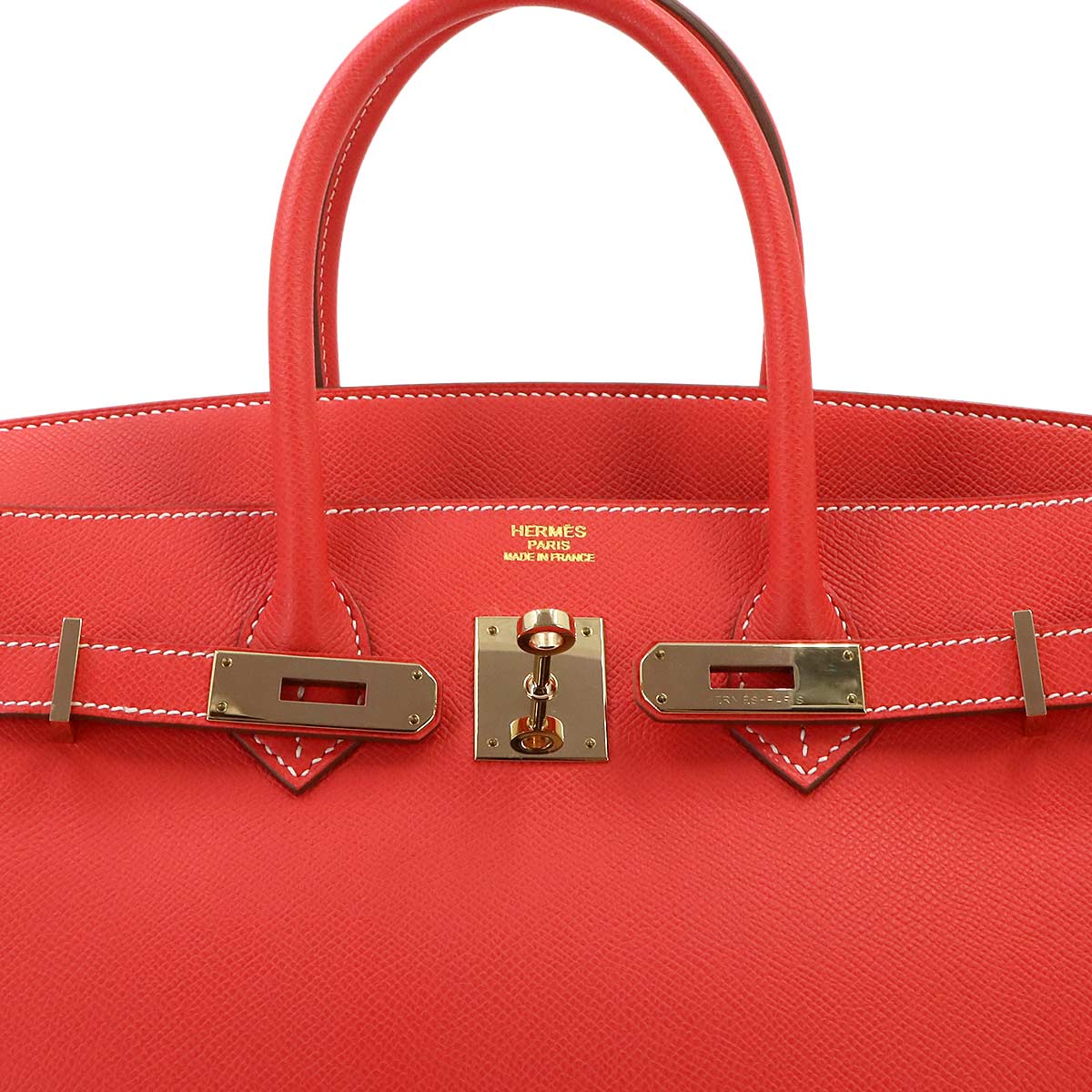 Candy Birkin 35 Hand Bag Epsom Rose Jaipur Gold Purse