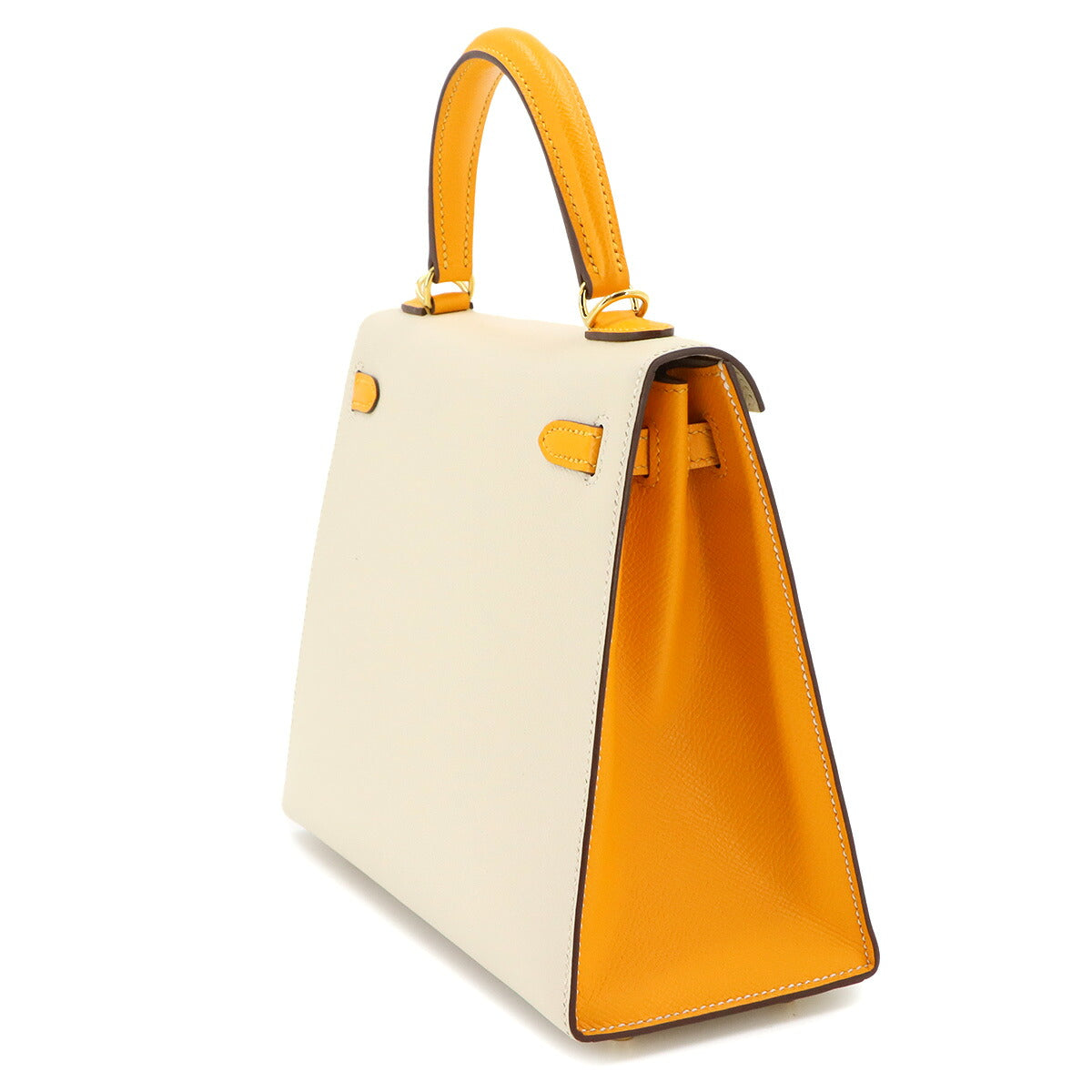 Kelly 25 2way Hand Shoulder Bag Veau Epsom Nata
