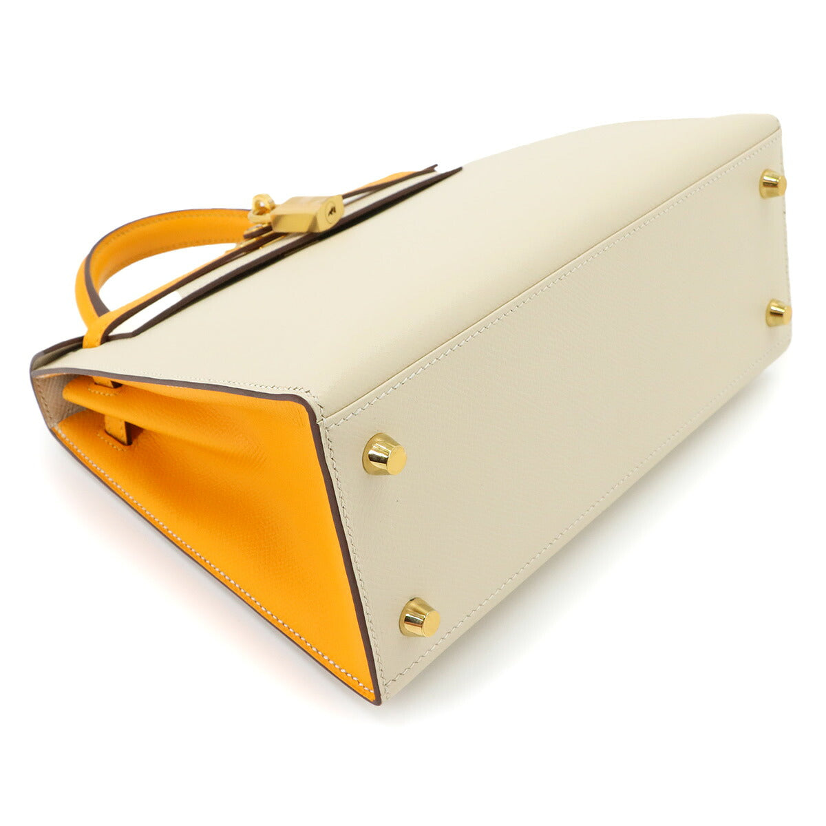 Kelly 25 2way Hand Shoulder Bag Veau Epsom Nata