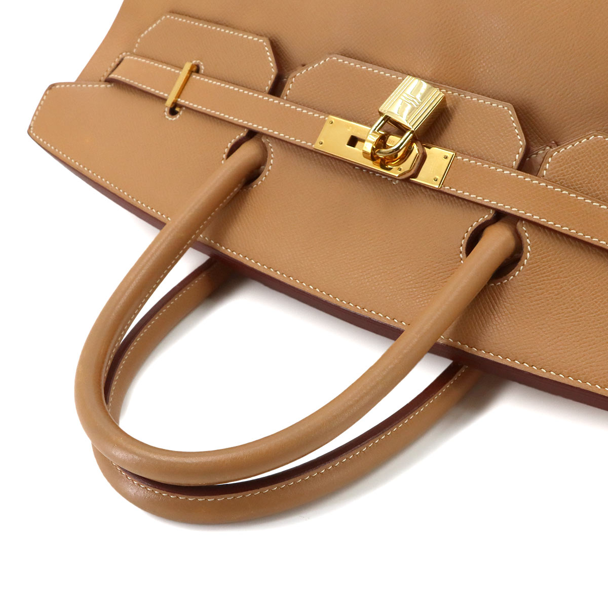 Birkin 40 Hand Bag Couchevel Epsom Natural Purse