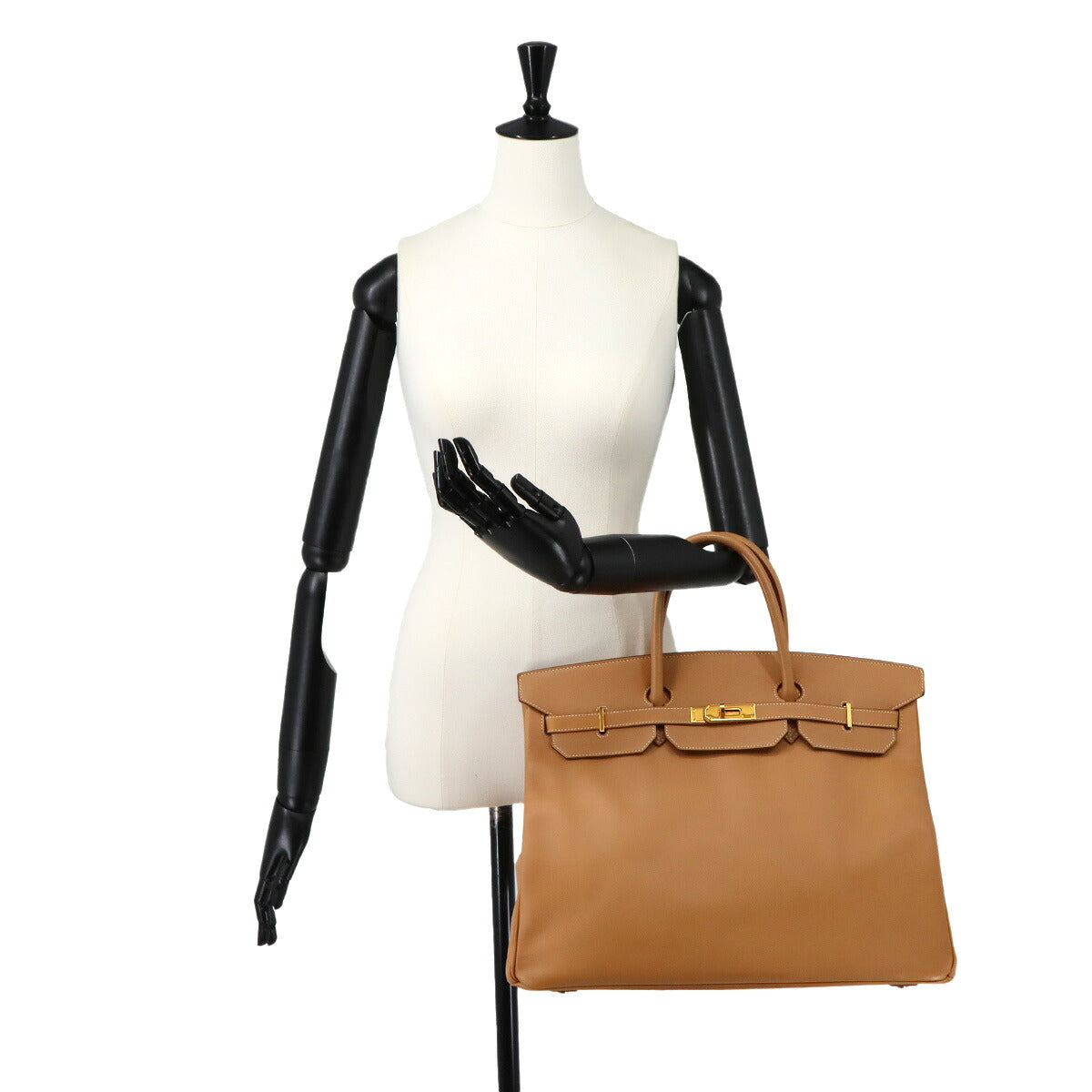 Birkin 40 Hand Bag Couchevel Epsom Natural Purse