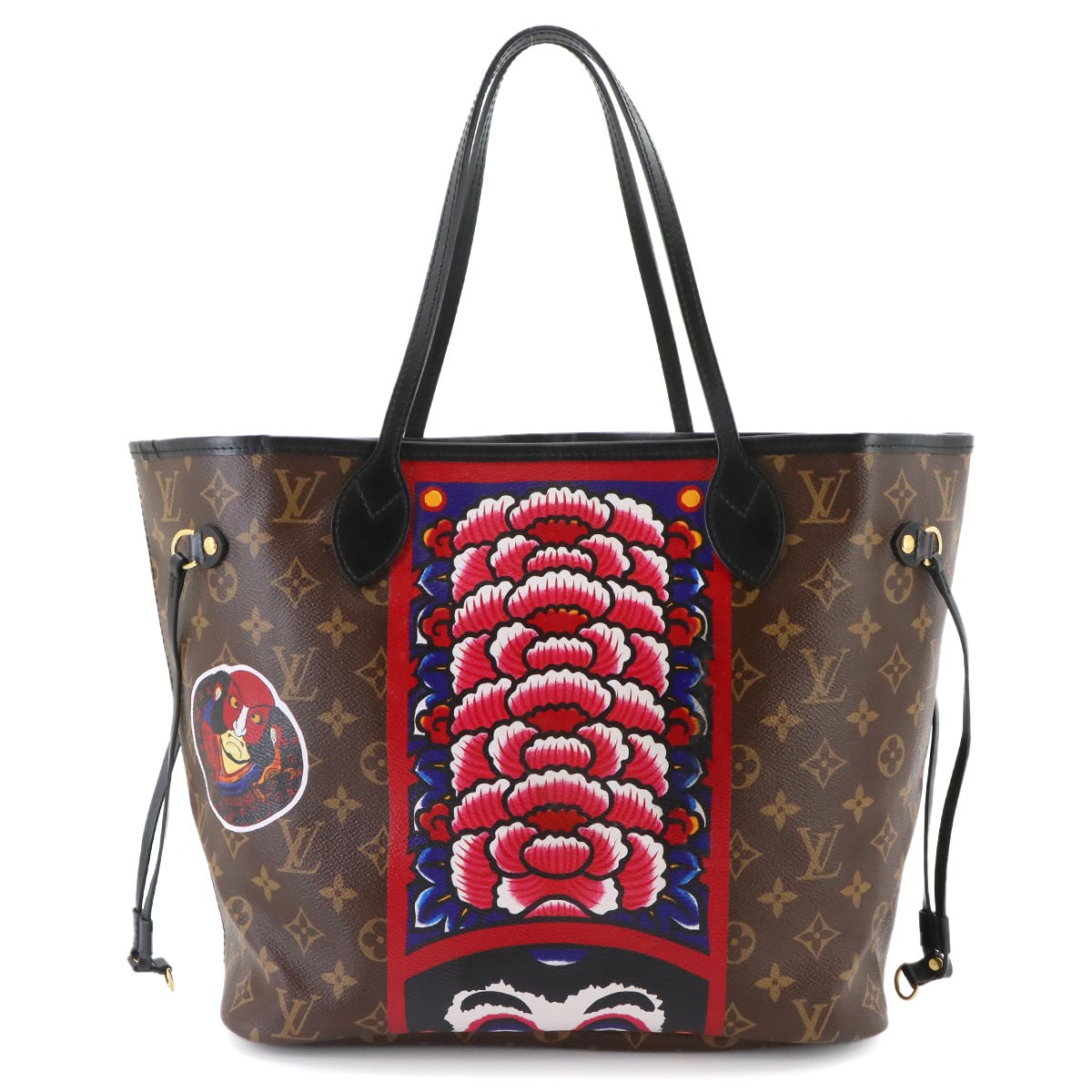 Monogram Neverfull MM Tote Bag M43499 Kansai Yamamoto