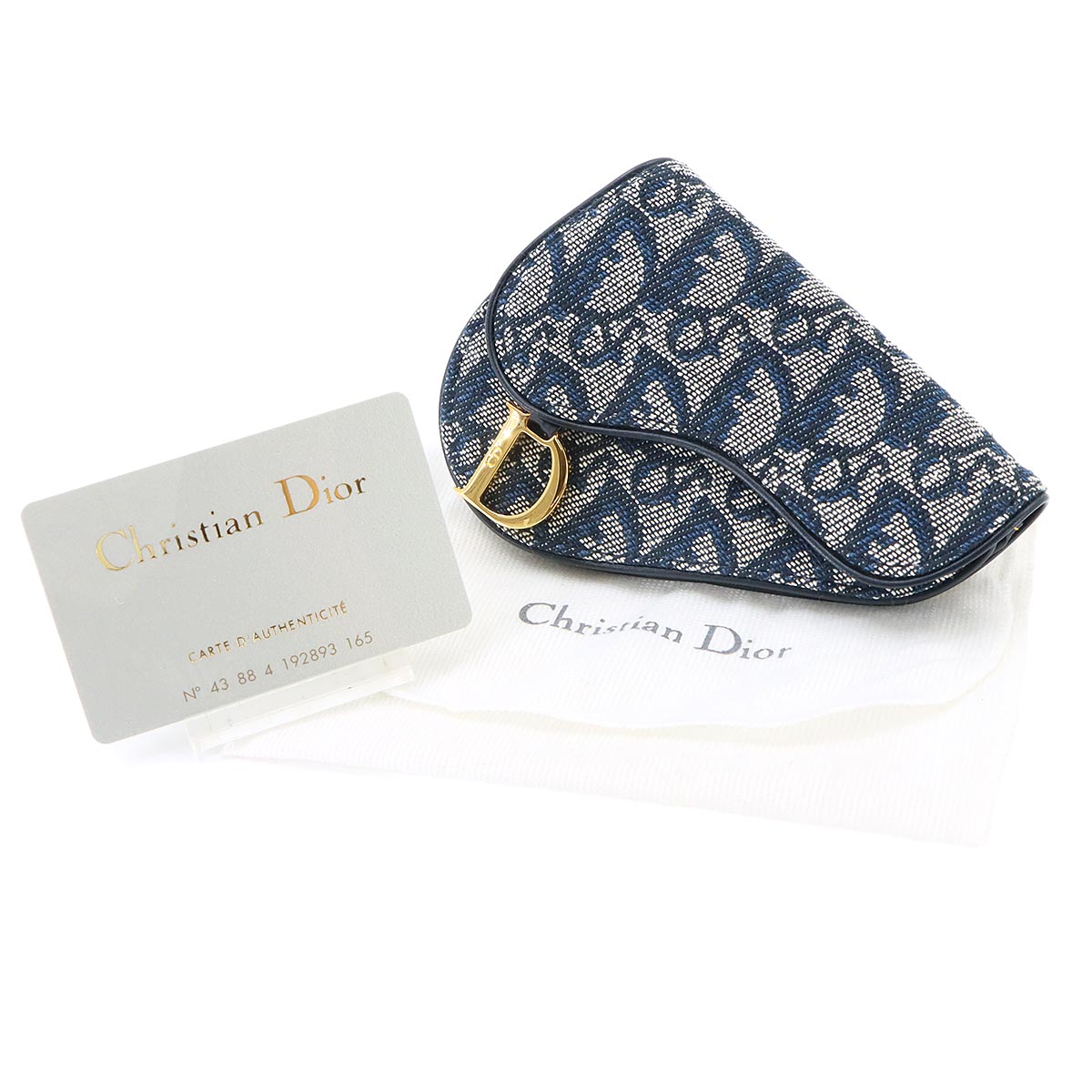 Trotter Saddle Coin Purse Canvas Blue
