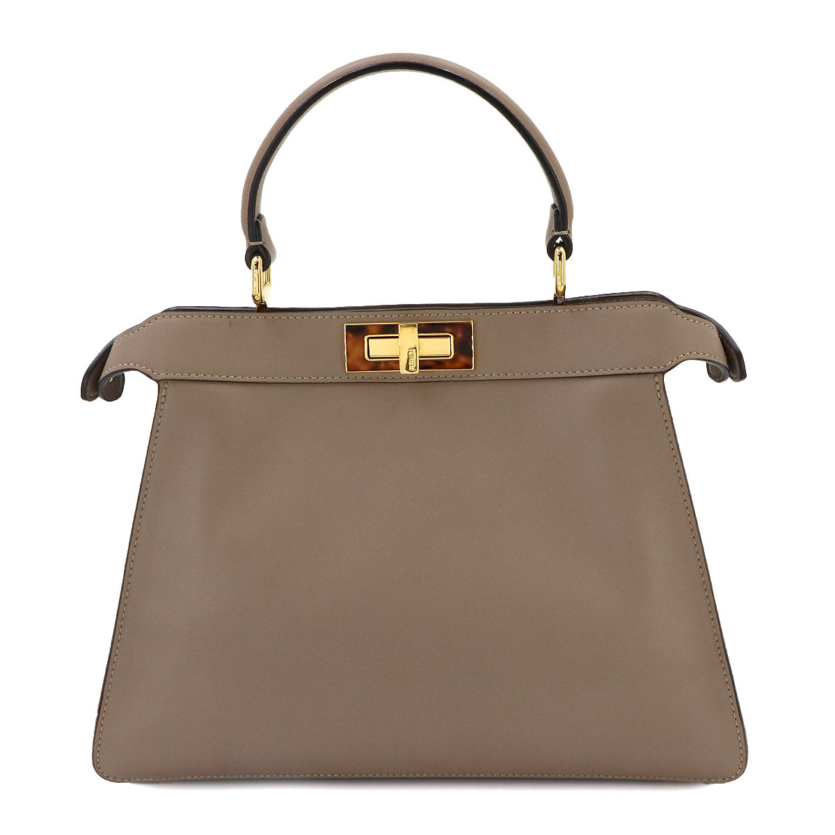 Peekaboo Iseeu Medium Hand Shoulder Bag Leather Beige 8BN321