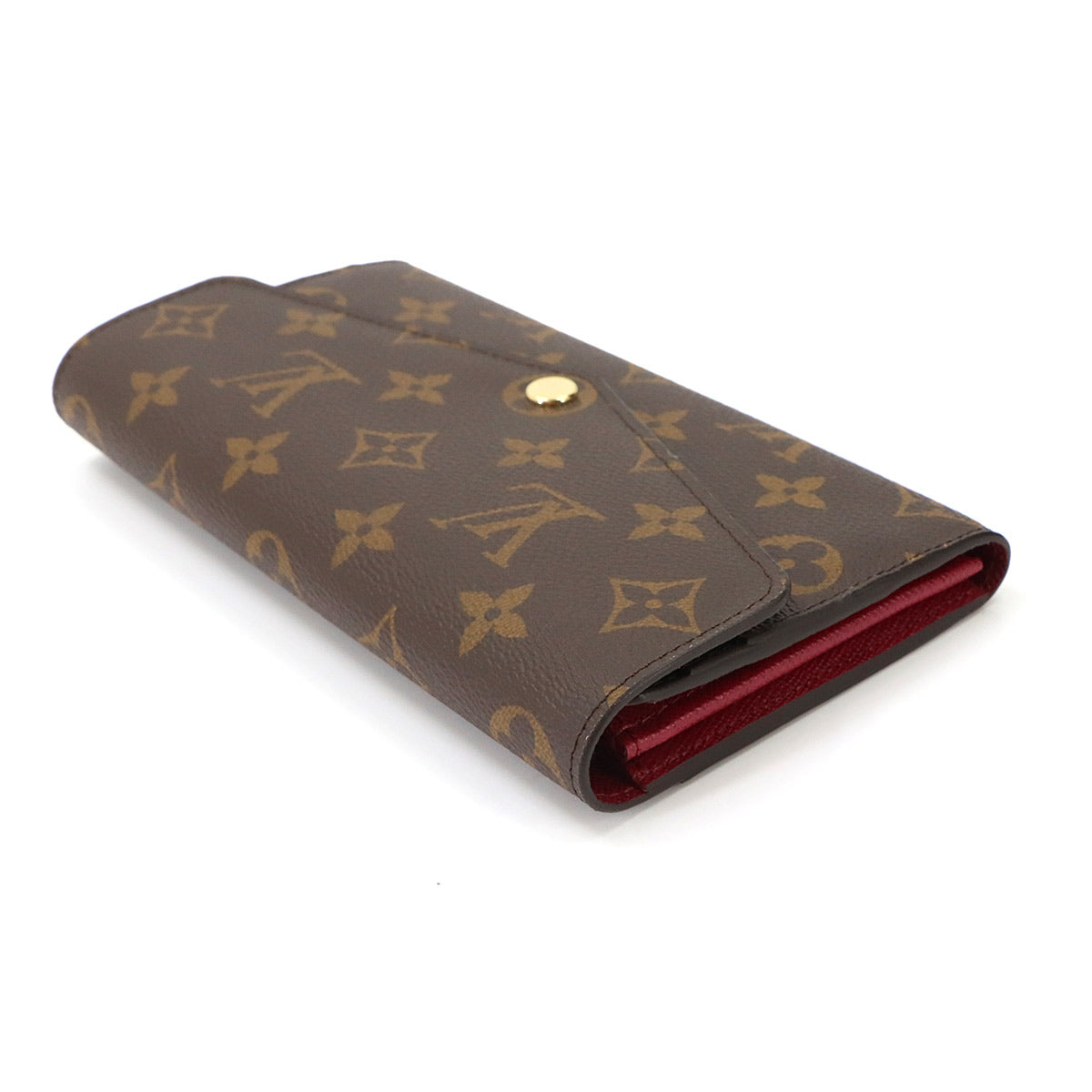 Monogram Sarah Wallet Brown Fuschia M62234 Purse