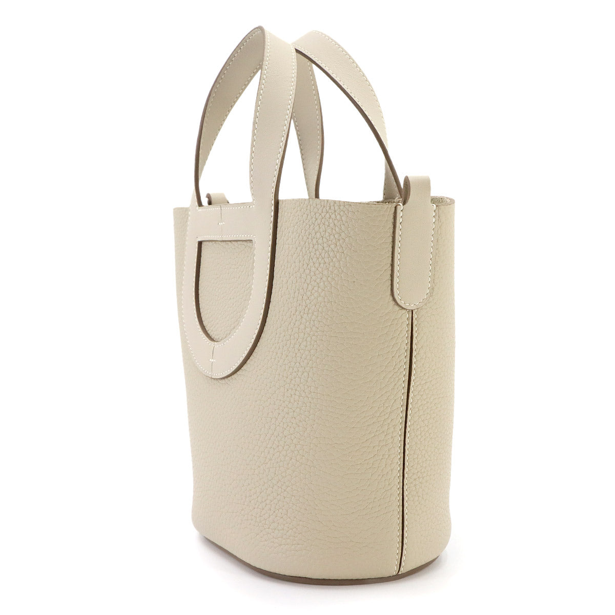 In the Loop 18 Hand Bag Taurillon Clemence Swift Craie