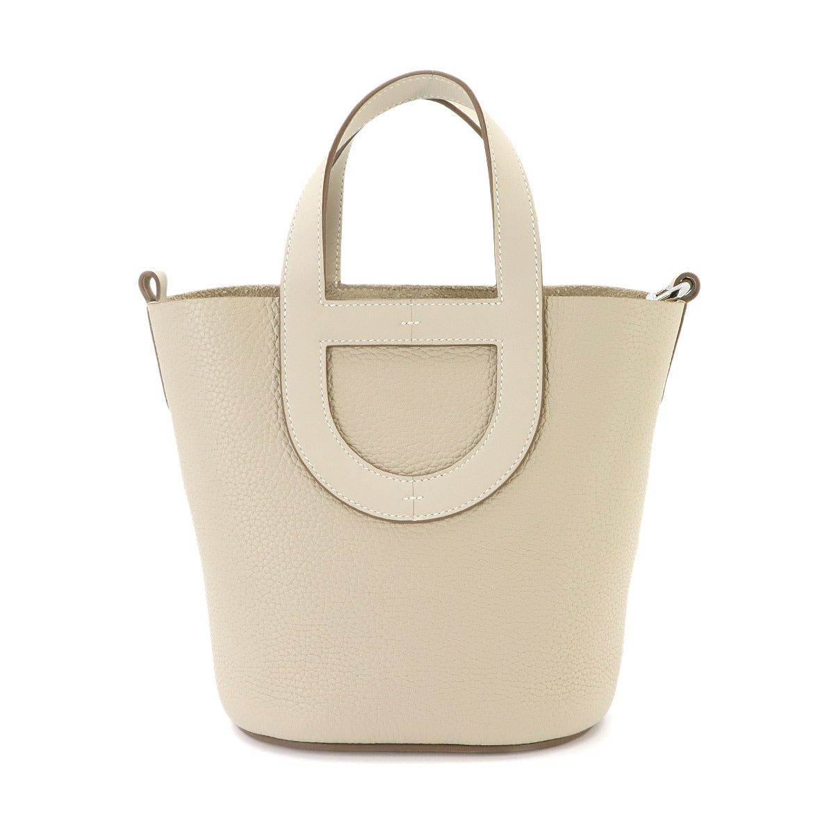 In the Loop 18 Hand Bag Taurillon Clemence Swift Craie