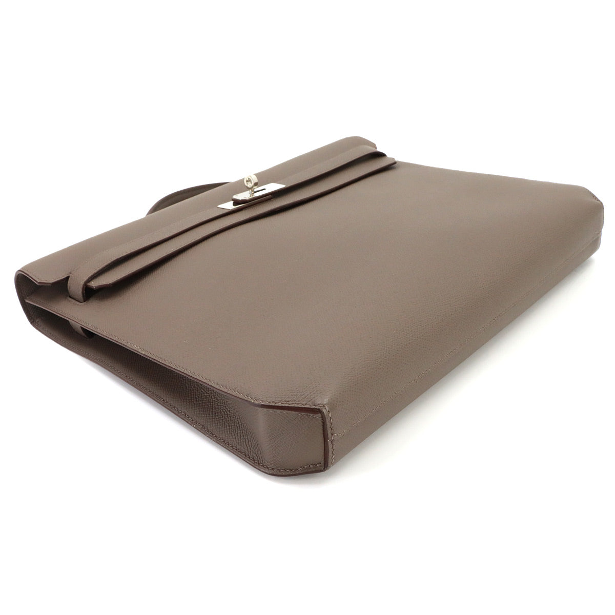Kelly Depeche 36 Briefcase Business Bag Epsom Etain 90347035