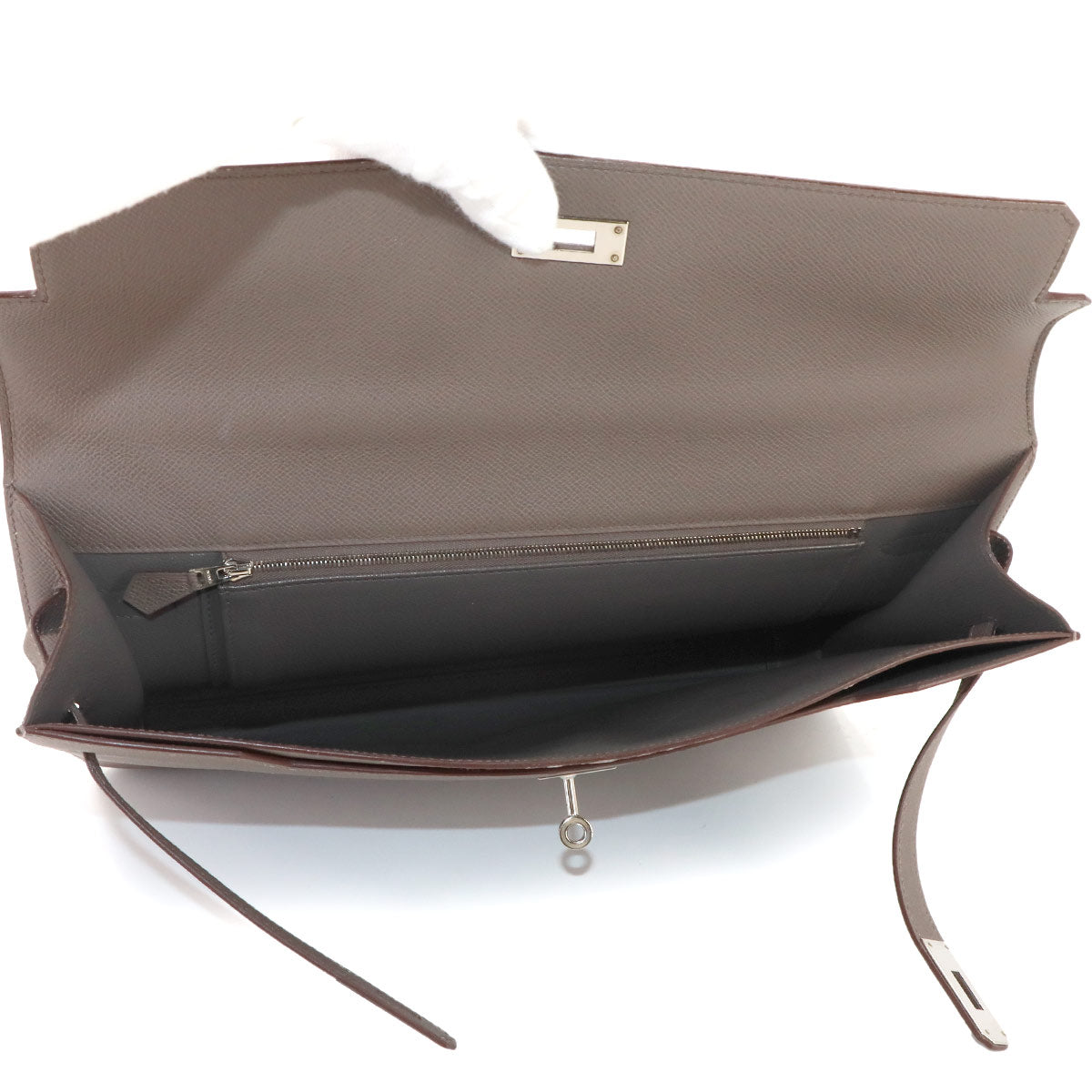 Kelly Depeche 36 Briefcase Business Bag Epsom Etain 90347035