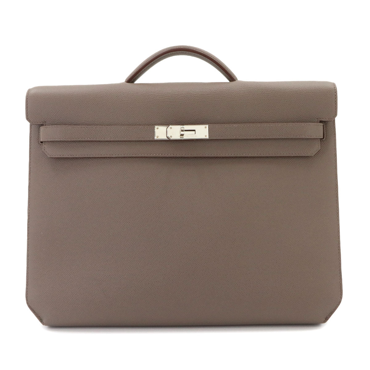 Kelly Depeche 36 Briefcase Business Bag Epsom Etain 90347035