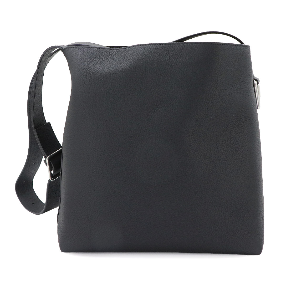 Verso Hobo Shoulder Bag Leather Noir M27022 Reversible