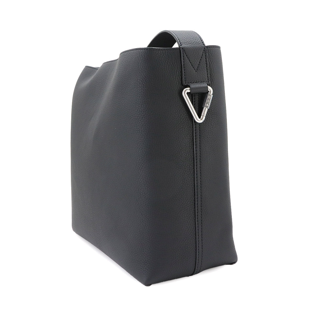 Verso Hobo Shoulder Bag Leather Noir M27022 Reversible