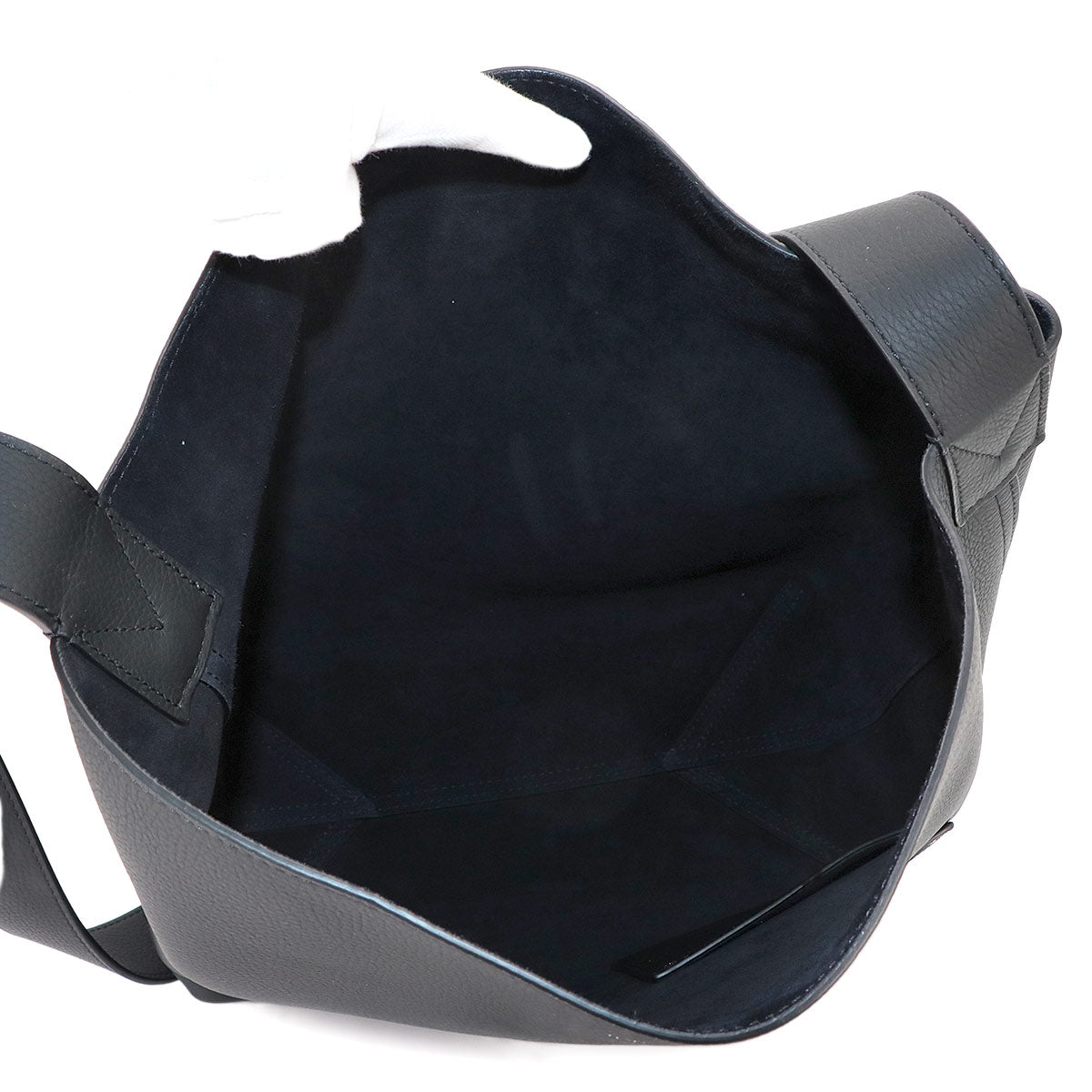 Verso Hobo Shoulder Bag Leather Noir M27022 Reversible