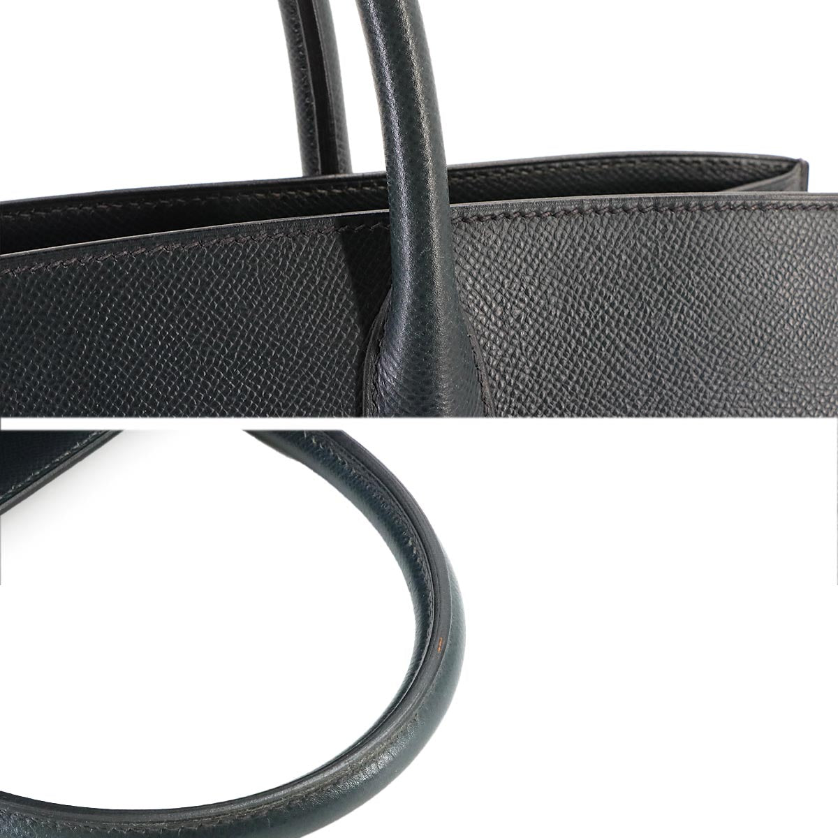 White Bus GM Tote Bag Coushevel Epsom Navy Purse